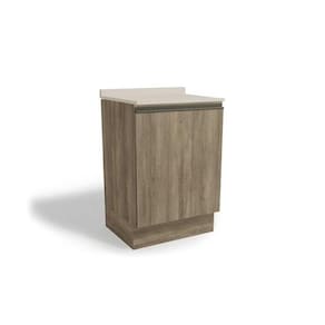Balcão Cozinha p/ Cooktop c/ Tampo Maxxi G742 c/ 1 Porta 60cm Nogal/Orion - Kappesberg