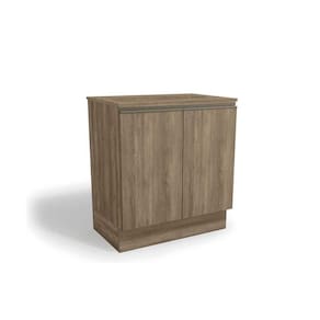 Balcão de Cozinha p/ Cooktop c/ Tampo Maxxi G744 c/ 2 Portas 80cm Nogal/Nogal - Kappesberg