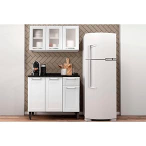 Cozinha Completa Múltipla 2 Peças (1Aéreo+1Balcão) Branco - Bertolini