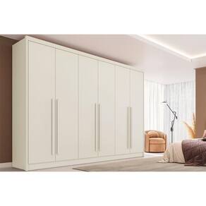 Guarda Roupa 6 Portas e 6 Gavetas Valencia Off White - Europa