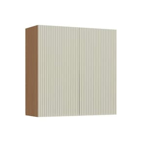 Cozinha Modulada Nesher Simone Mendes Armário Simone Mendes c/ 2 Portas 80cm Carvalho/Cinza - Nesher