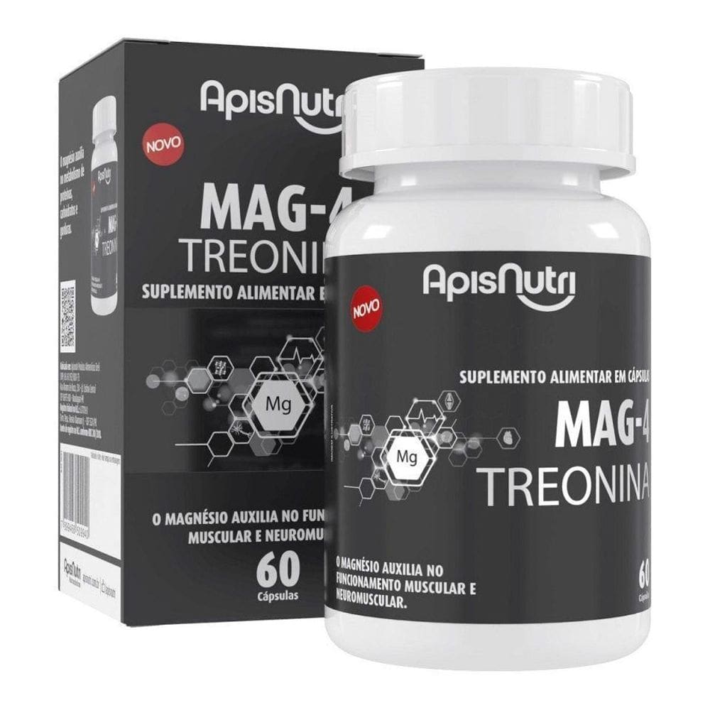 Mag-4 + Treonina 610Mg  60 Caps