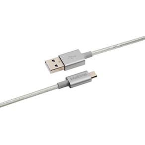 Cabo USB Tipo C EUAC 15NB Universal 1,5m Nylon Branco