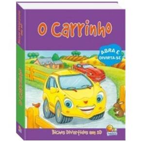 Livro O Carrinho Bichos divertidos em 3D