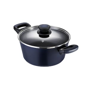 Caçarola Em Alumínio Com Revestimento Cerâmico Antiaderente Indução Everyday 6,7L Oxford Azul