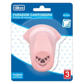 Furador Perfurador De Cantoneira Papel 25mm Decorativo Coração | Scrapbook | Escolar - TILIBRA
