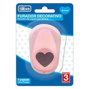 Furador Cortador Perfurador De Eva Papel 25mm Tilibra | Artesanal | Scrapbook | Escolar | Artesanato