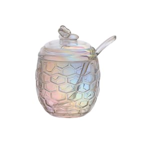 Açucareiro Em Vidro Bee Rainbow 230ml Haüskraft