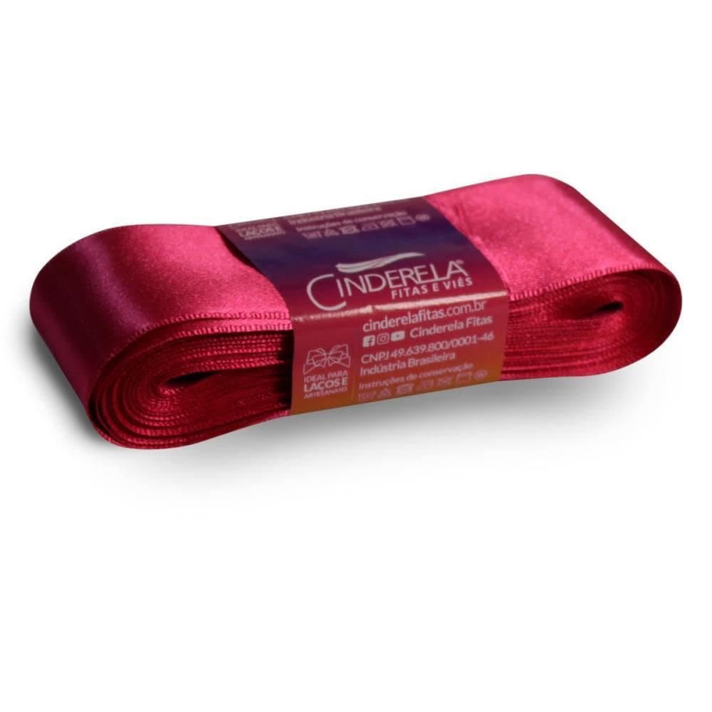 Fita De Cetim 38mm X 10m. Pink - Cinderela