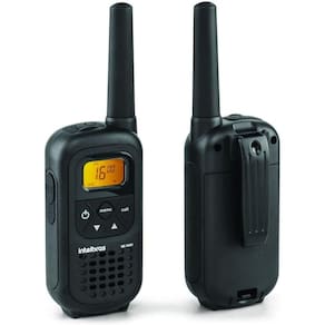 Rádio Comunicador Intelbras RC 4002 Par 26 Canais Até 20Km Preto