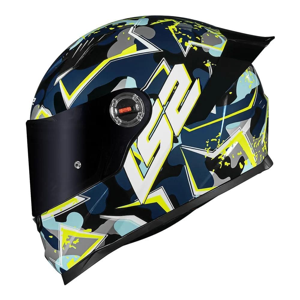Capacete Ls2 Ff358 Classic S Camo Azul