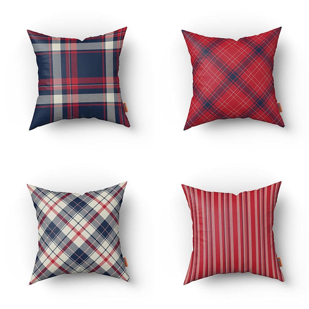 Kit Almofadas Decorativas Estampadas 45 X 45 Cm