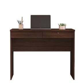 Escrivaninha 2 Gavetas com Chave Felicia 105cm Café - JCM Movelaria