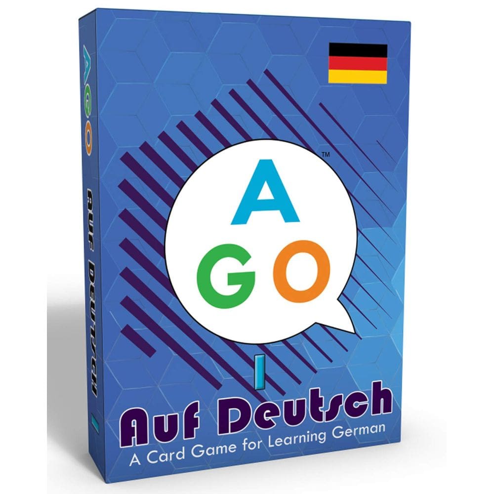 Jogo de cartas AGO Auf Deutsch para iniciantes que aprendem alemão