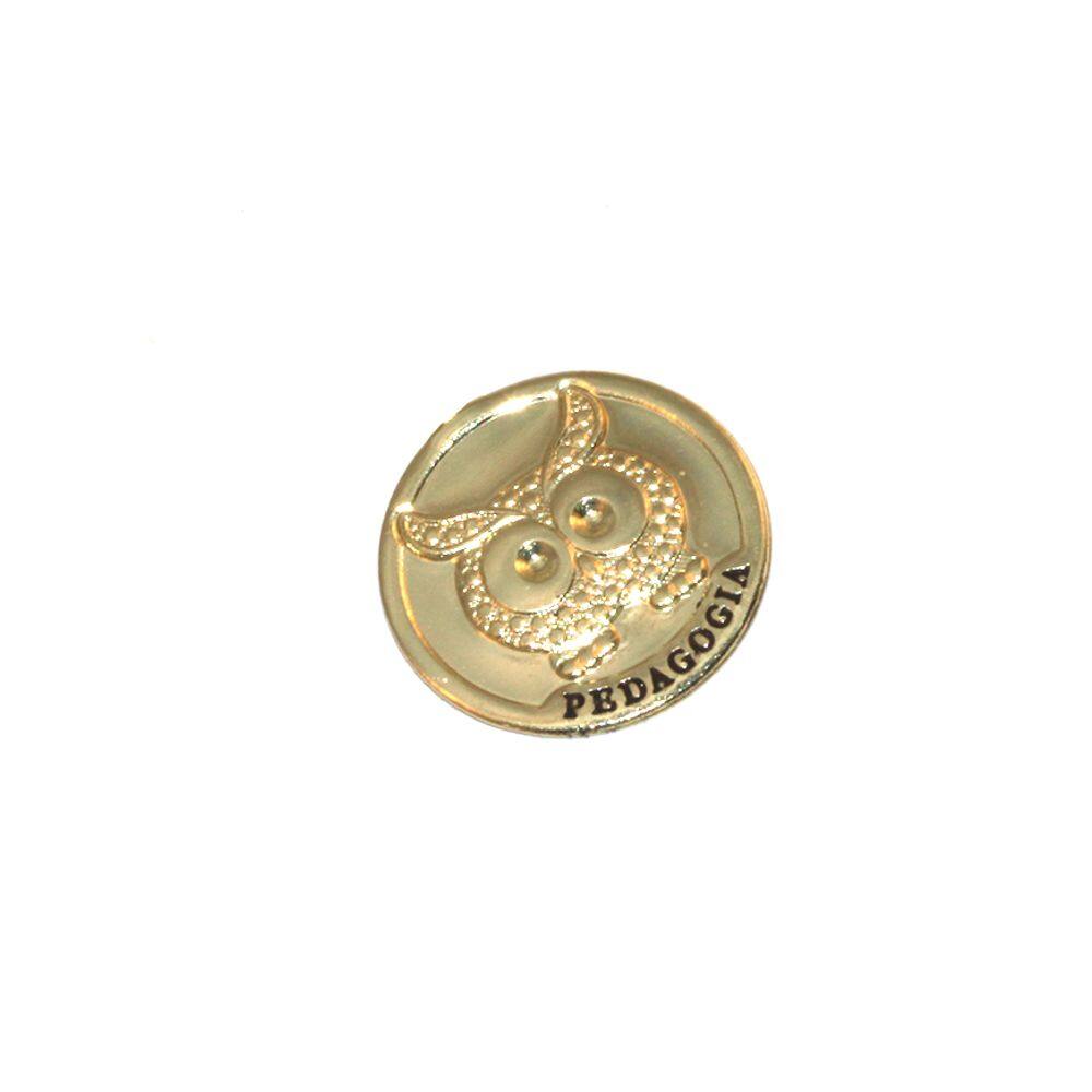 Broche Folheado de 2 Cm - Cuidados e Garantia 3 Meses