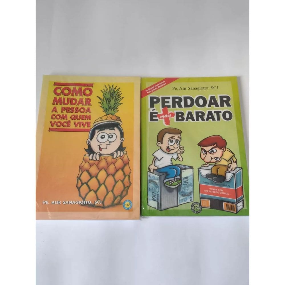 Kit 2 Livros Como Mudar A Pessoa Com Quem Você Vive & Perdoar É Mais Barato