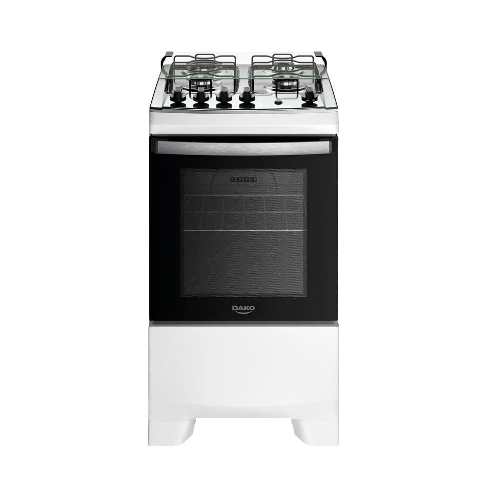 Fogão a Gás 4 Bocas Dako Novo Supreme com Mesa Inox