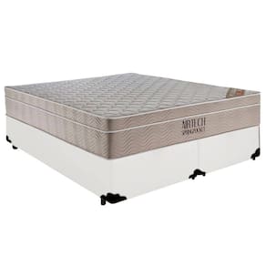 Cama Box Base Queen Bipartido Molas Ensacadas Airtech SpringPocke 158x198 Branco - Ortobom