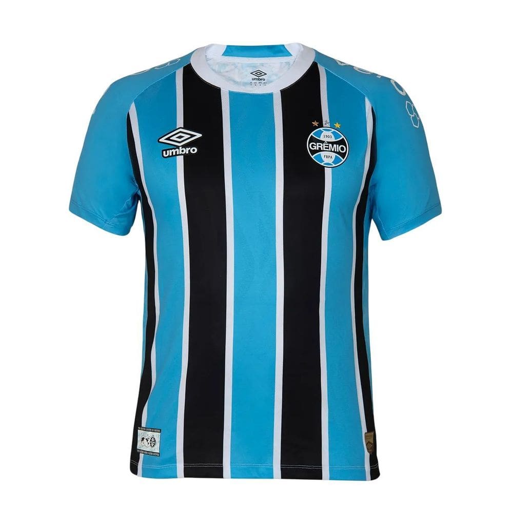 Camiseta M/C Gremio 1 2025 Jogador U31g03491-312 - Azul/Preto Gg