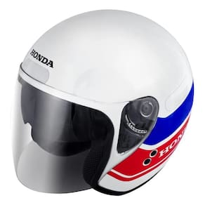 Capacete Honda Genuíno HJS 2020 Branco/Azul/Vermelho Tamanho 58