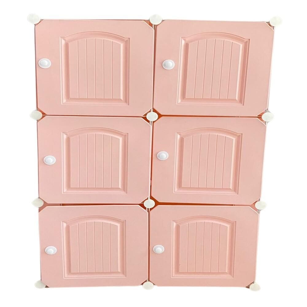 Guarda-Roupa Modular 6 Portas com Cabideiro e Organizador