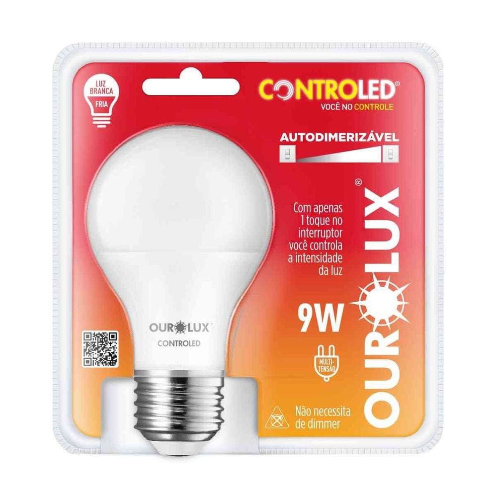 Lâmpada Controled Autodimerizável 9W 6500K (Luz Fria)