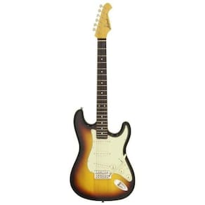 Guitarra Aria Stg-62 3 Tone Sunburst. - Acabamento de Alta Qualidade