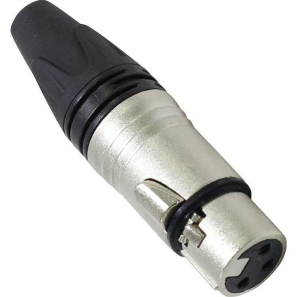 Conector Xlr(f) 3 Pólos Datalink - Pct - 10