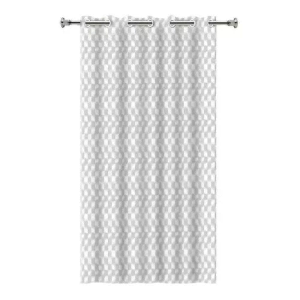Cortinas Box De Banheiro Com Ilhós 1,38x1,98 3d