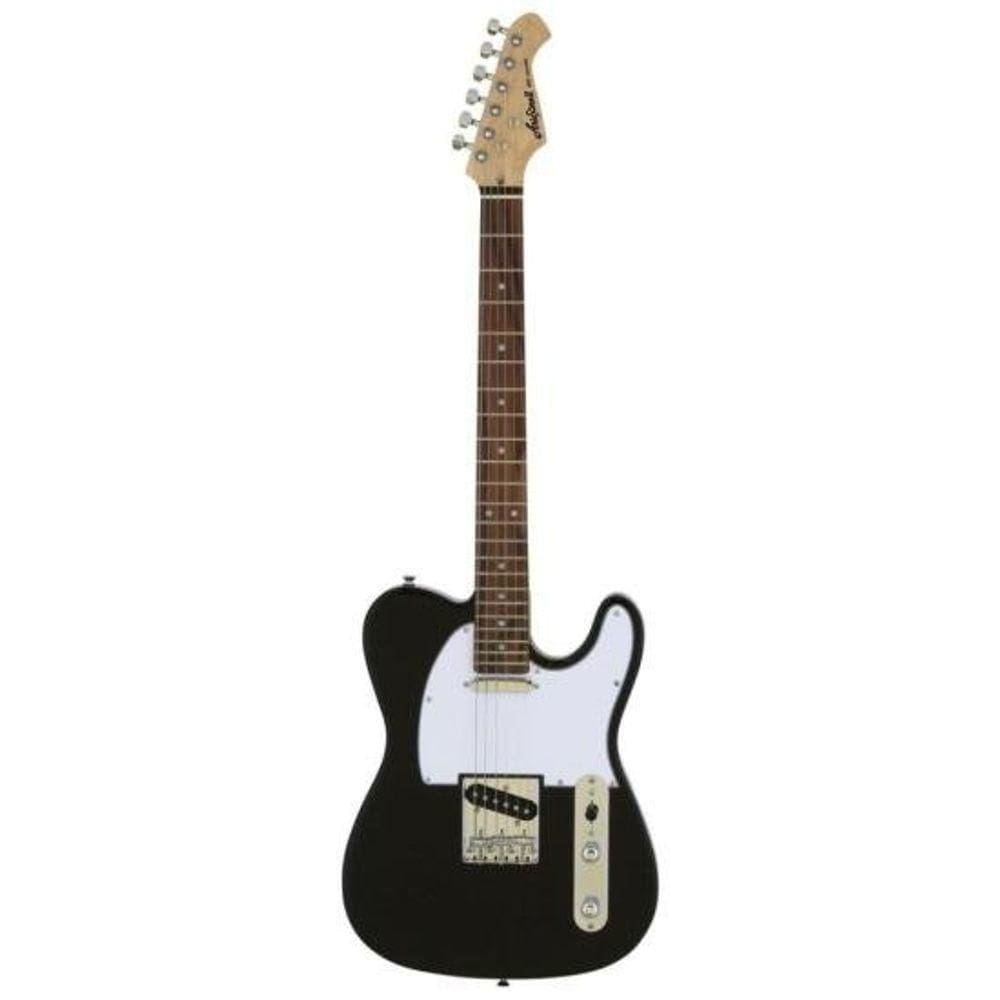 Guitarra Aria Teg-002 Black. - Durabilidade Excepcional!