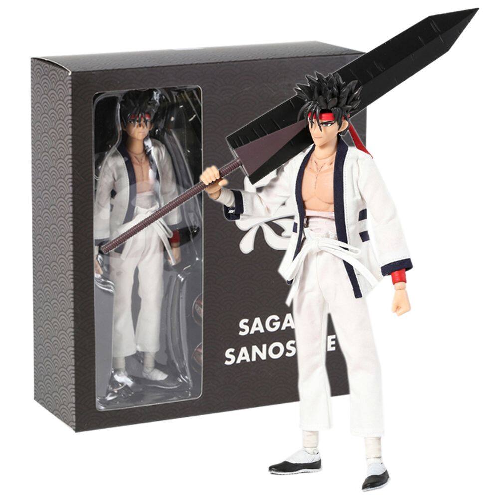 Action Figure Kenshin Himura Samurai X Sanosuke Sagara Dasin Model