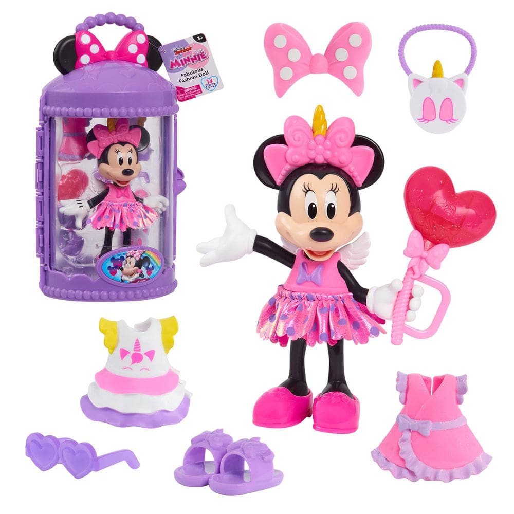 Fashion Doll Just Play Disney Junior Minnie Mouse Unicorn