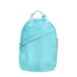 Mochila Escolar Juvenil De Costas Coloridas Passeio Azul [F102]