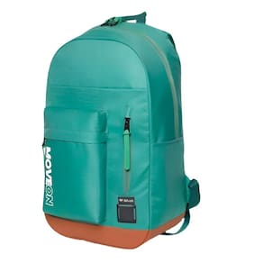 Mochila Unissex Juvenil Cores Escolar Viagem Cor:verde [F102]