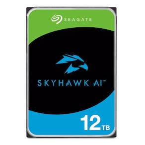 HD 12TB SATA - 7200RPM - 256MB Cache - Seagate SkyHawk AI Surveillance - ST12000VE0001 - Vigilância