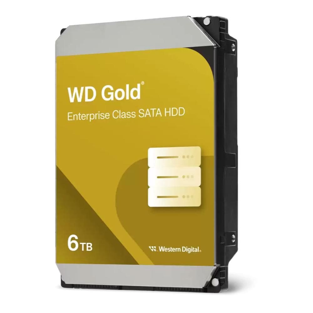 HD 6TB SATA - 7200RPM - 256MB Cache - Western Digital Gold - Alta Performance - WD6004FRYZ