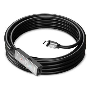 Cabo Extensor USB 3.0 com Amplificador de Sinal - 5 metros - Preto - Comtac - 20129421
