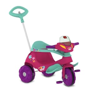 Triciclo Velobaby Bandeirante Passeio Pedal - 357Rosa