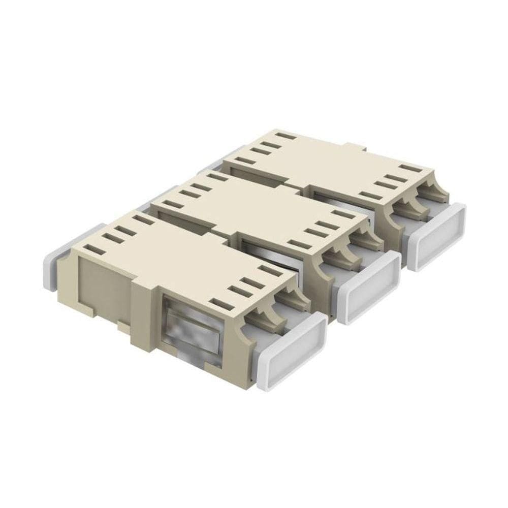 Kit De Adaptadores Opticos Sohoplus 02F Mm Lc-Pc Duplex - Bege (Kit 03 Pcs) - 33090023