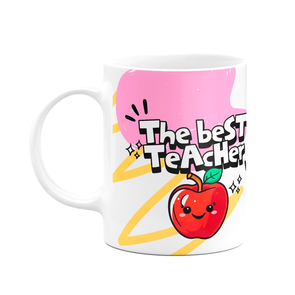 Caneca Professores - The best Teacher - Exclusiva da prof