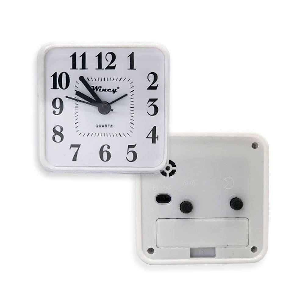 Relógio De Mesa De Ponteiro à Pilha - Branco