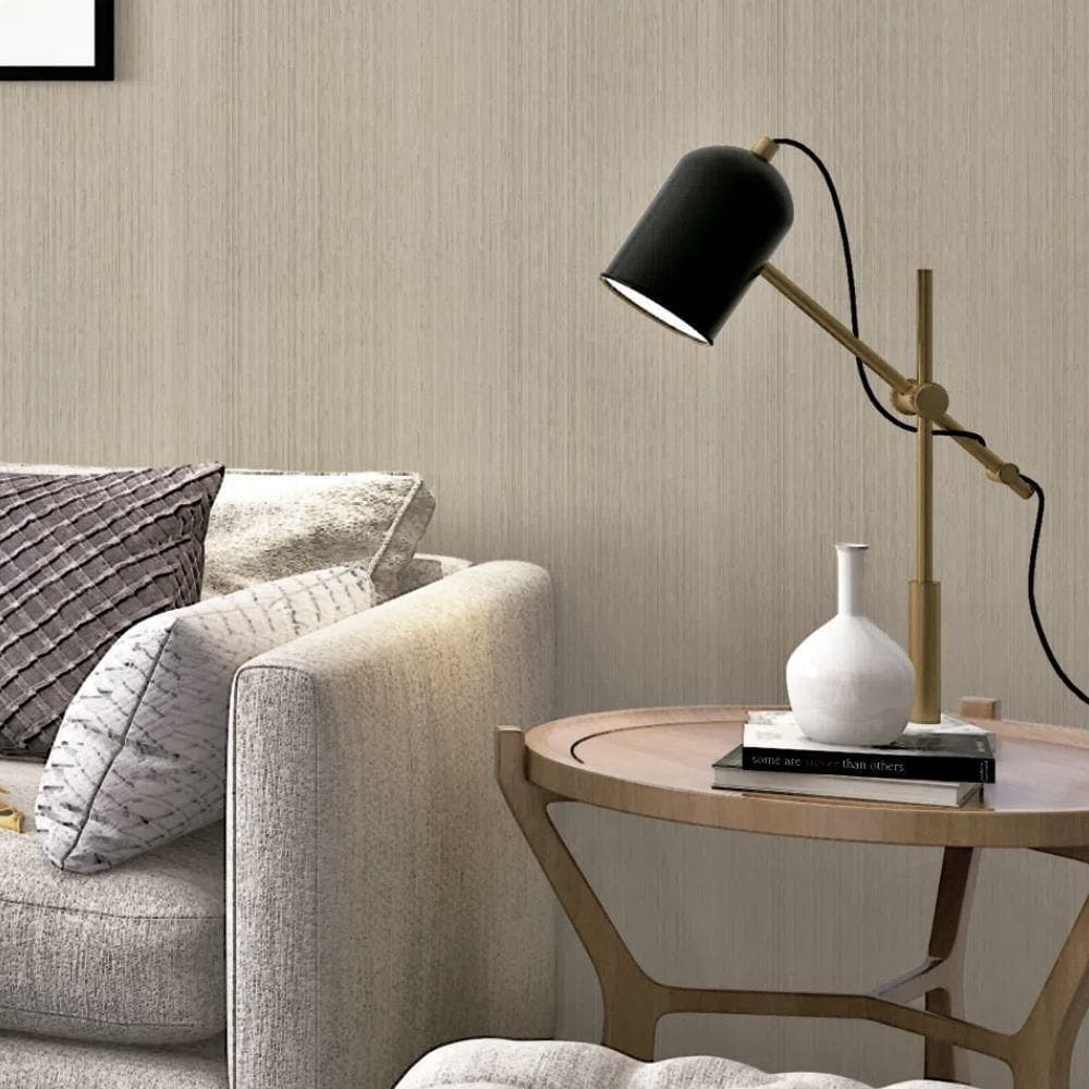 Papel De Parede Colorkey Aspecto Têxtil Bege Col1065