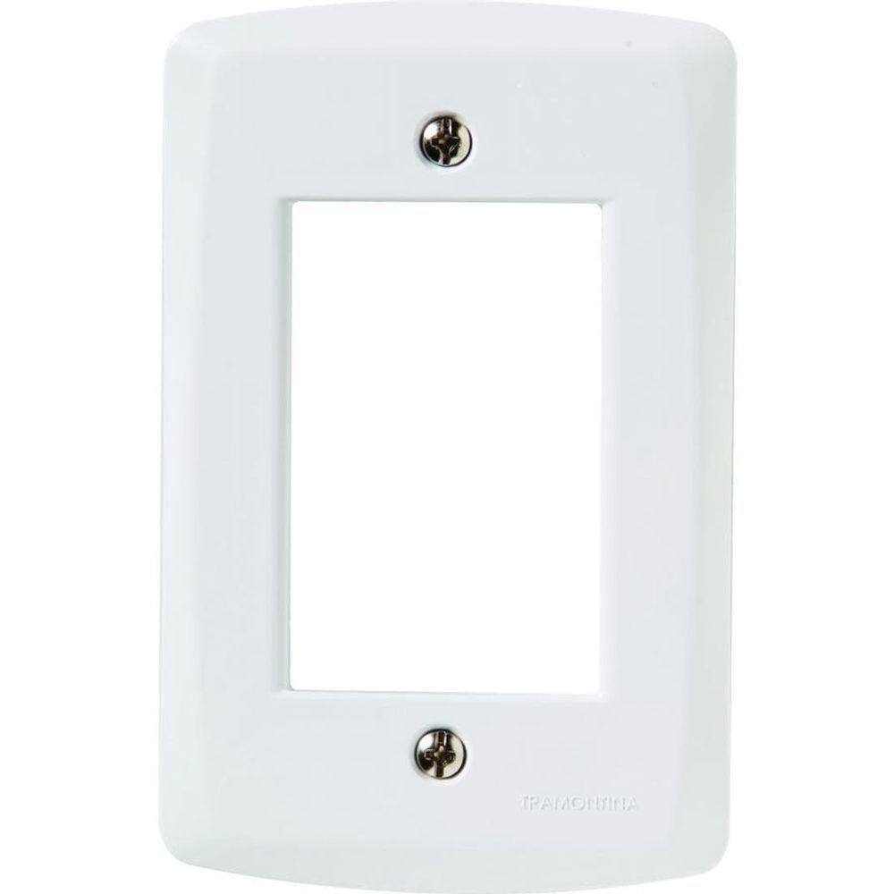 Placa 3 Postos Lux² 4 X 2 Branca - Tramontina