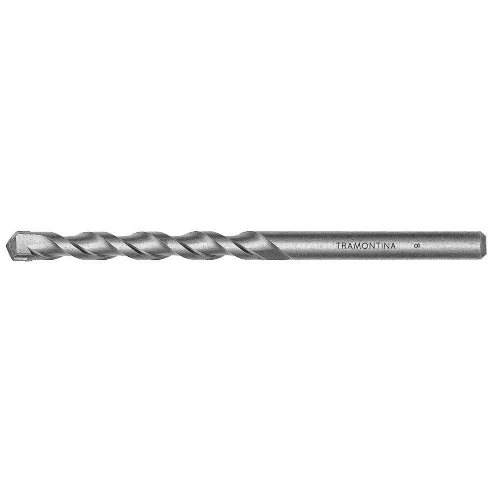 Broca Para Concreto 14x150 Mm 9-16" Tramontina Em Aço Especial Com Acabamento Jateado Din 8039