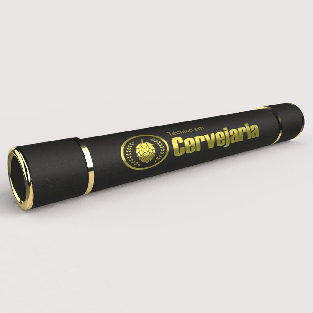 Canudo de formatura Técnico em Cervejaria