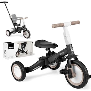 Triciclo Multifuncional 5 Em 1 Flip Black (Preto) - Kikka Boo