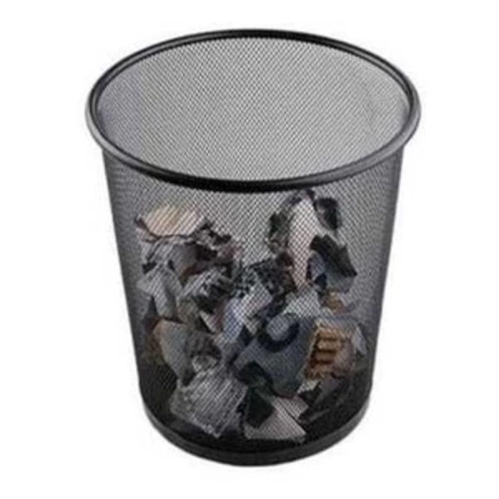 Lixeira Cesto De Lixo Escritório, Quarto E Banheiro Metal 10l
