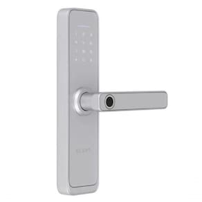 Fechadura Digital De Embutir Wi-fi Com Biometria Esf-de4000b Prata Elsys