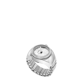 Relógio Fossil Feminino Watch Ring Prata - Es5321-1ki Es5321-1ki