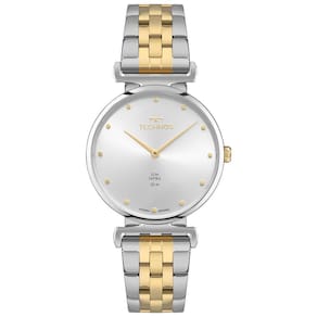 Relógio Technos Feminino Slim Bicolor - Vj20ae-1k Vj20ae-1k